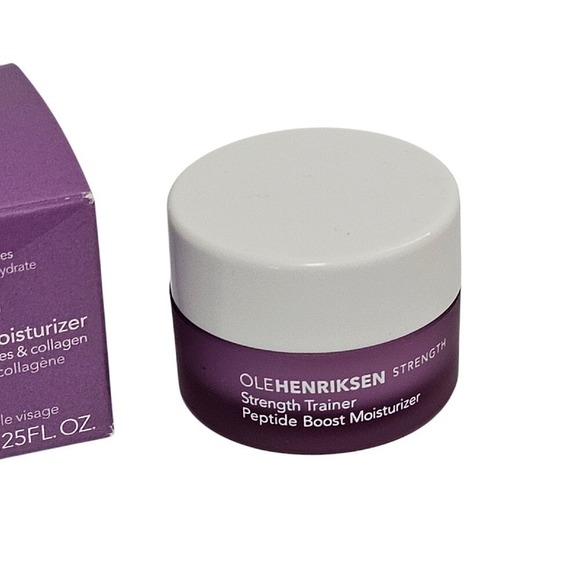 OLE HENRIKSEN Strength Trainer Peptide Boost Moisturizer Vegan 0.25 fl oz Travel - Picture 4 of 5